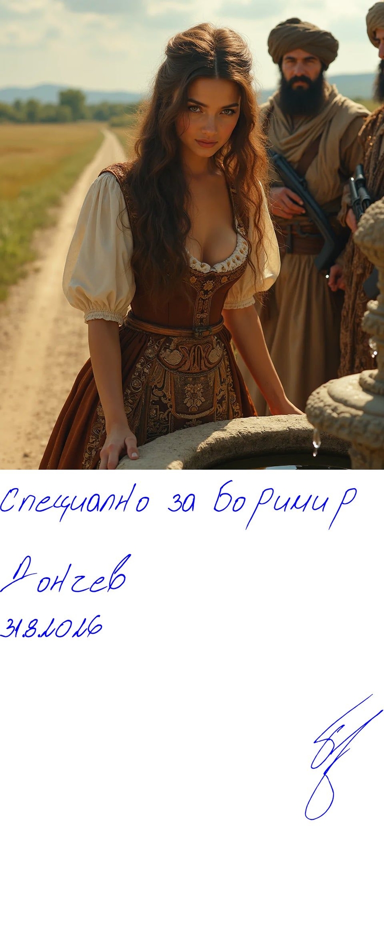 zalojnica-samira-hroniki - 9e25448-f557-4446-bab1-e0a604eb2440 - Подписана илюстрация за Специално за Боримир Дончев